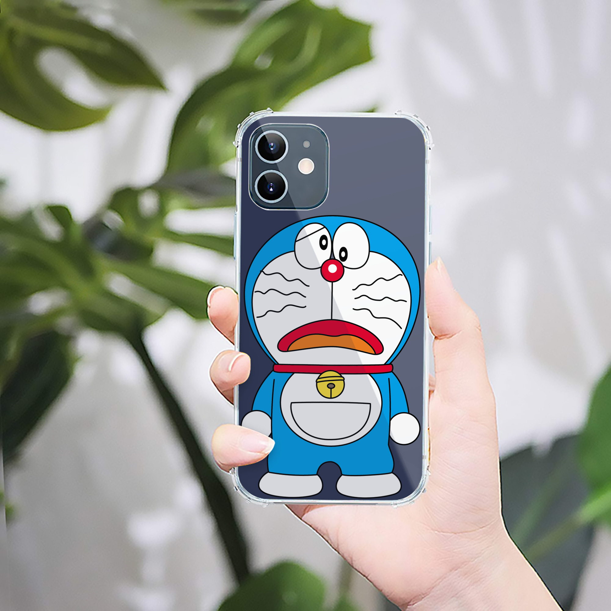 （画像用） ドラえもん Doraemon 【iPhone 12シリーズ対応】透明スマホケース（クリアソフトケース）